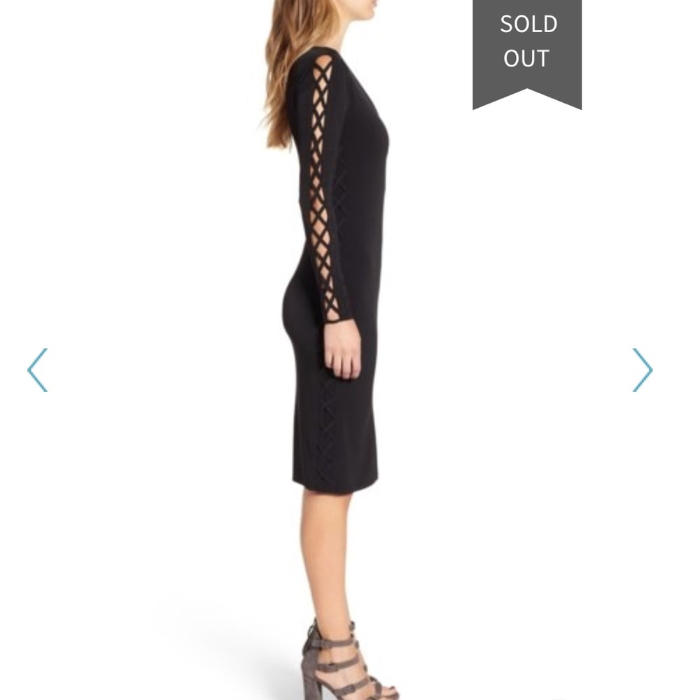 BNWT leith midi dress with cut out sleeves